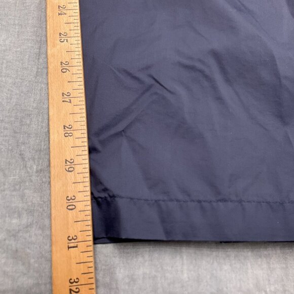 Adidas Track Pants Unisex Large 28w x 31L Blue Stitched Logo Nylon Cotton - Picture 8 of 13